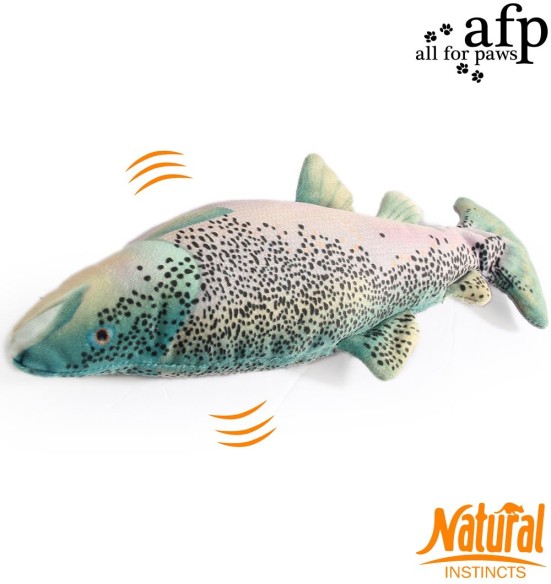 Mänguasi kassile, liikuv forell, Jittering Fish Trout (AFP - Natural Instincts)