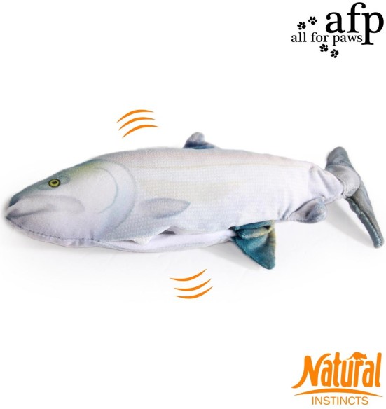 Mänguasi kassile, liikuv sardiin, Jittering Fish Sardine (AFP - Natural Instincts)