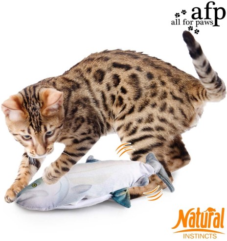 Игрушка для кошек - сардинка, Jittering Fish Sardine (AFP - Natural Instincts)
