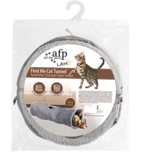 Тоннель для кошек Find Me Cat Tunnel 120 cm (AFP - Lamb Cat)