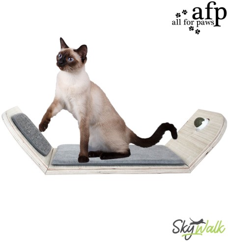 Когтеточка - полка для кошек Scratcher Lounge Bed With Catnip Ball (AFP - Skywalk)