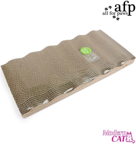 Когтеточка из картона для кошек, двусторонняя Double Cat Scratcher (AFP - Modern Cat)
