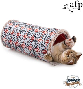 Туннель для кошек, серый Vintage-Cat Tunnel Grey (AFP - Vintage Cat) – Tunnelid – AFP - All For Paws – Valgekihv