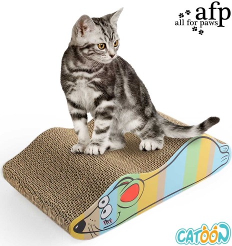 Когтеточка для кошек из картона Scratcher Mouse (AFP - Catoon)