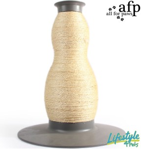 Kassi kraapimispuu, kahe mänguasjaga, kõrgus 50 cm, Vertigo (Pawise)–Ronimispuud–Pawise–Valgekihv 2