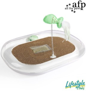 Когтеточка складная, длинная в форме гуся с игрушкой Goose Scratcher (Pawise) – Kraapimisalused – Pawise – Valgekihv 2