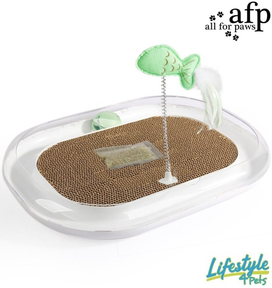 Kassi kraapimisalus mänguasjadega Cat Runway Scratcher (AFP - Lifestyle 4 Pets)