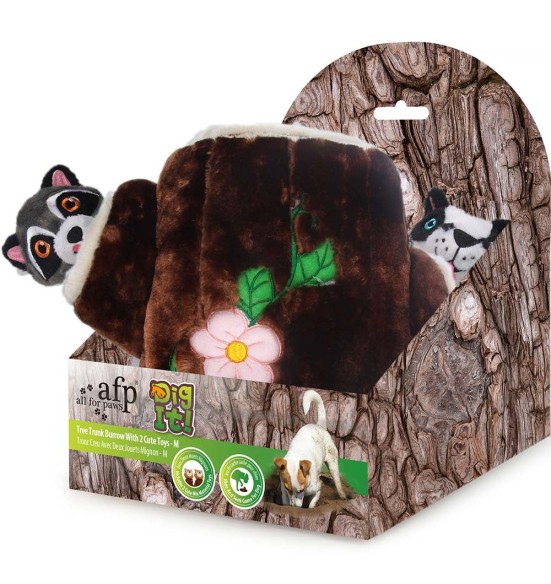 Mänguasi nuuskimiseks - õõnes puutüvi mägra ja pesukaruga Tree Trunk Burrow (AFP - Dig It) Mänguasi nuuskimiseks - õõnes puutüvi mägra ja pesukaruga Tree Trunk Burrow (AFP - Dig It)