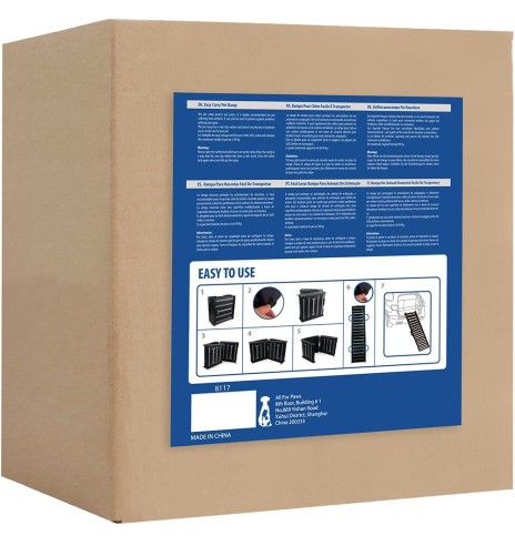 Kaldtee koerale autosse Car Ramp - 4 Fold (AFP - Travel Dog)