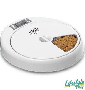 Автоматическая кормушка с поилкой, 6 кормлений, 2-in-1 Pet Feeder Pro (AFP – Lifestyle) – Automaatsed söötjad ja jootjad – AFP - All For Paws – Valgekihv