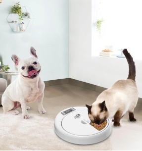 Toidudosaator lemmikloomale Gravity Pet Food Feeder (AFP - Lifestyle 4 Pets)–Automaatsöötjad ja jootjad–AFP - All For Paws–Valgekihv 2