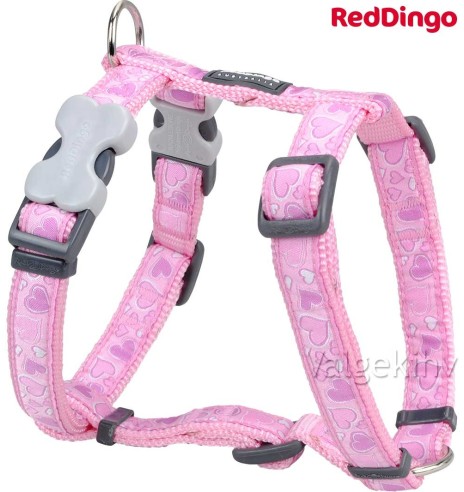 Шлейки для собак с дизайнерским принтом Breezy Love Pink (Red Dingo)