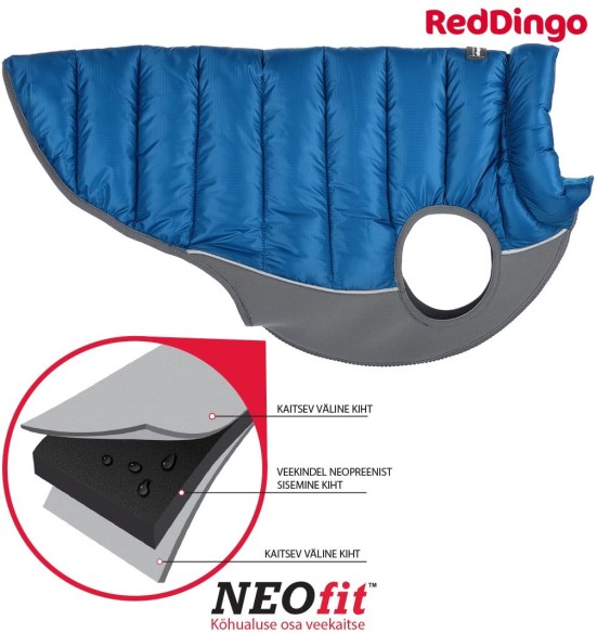 Soe jope koerale Puffer Jacket (Red Dingo)