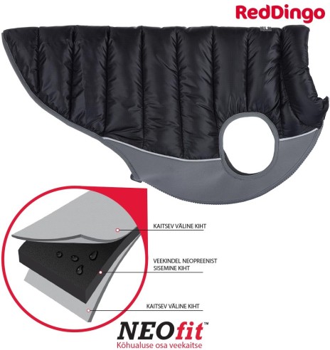 Soe jope koerale Puffer Jacket (Red Dingo)