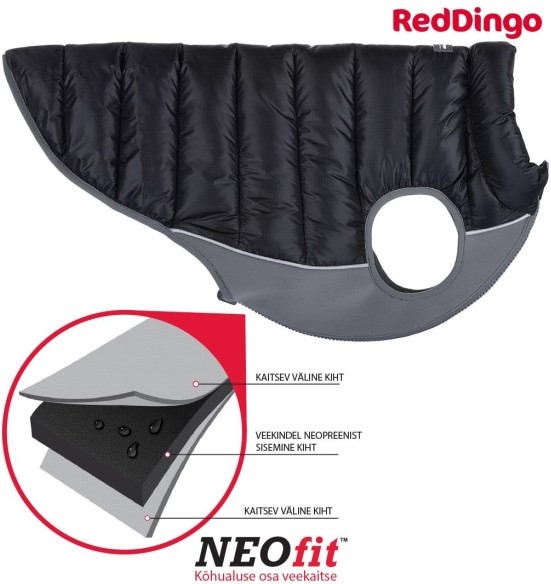 Soe jope koerale Puffer Jacket (Red Dingo)