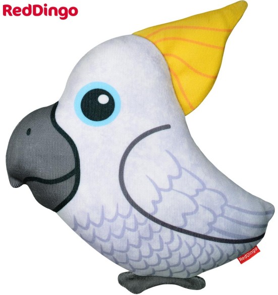 Pehme mänguasi koerale KAKADUU Craig the Cockatoo Durable (Red Dingo)