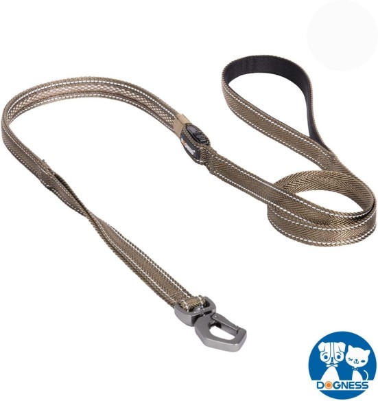 LED-valgusega tekstiilist jalutusrihm koerale, pruun, 8 valgusrežiimi (Dogness) LED-valgusega tekstiilist jalutusrihm koerale, pruun, 8 valgusrežiimi (Dogness)