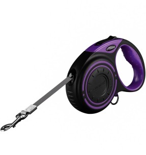 Шлейка для собак с мягкой подкладкой, серая с белыми буквами Grey Letters (Dogness Elegant Printing) – Шлейки на подкладке – Dogness – Valgekihv 2