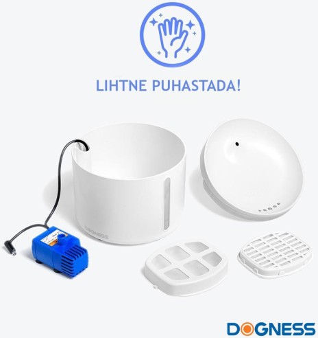 Joogivee purskkaev kassidele ja väikestele koertele Smart Fountain Mini (Dogness)