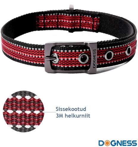 Helkuritega veekindel kaelarihm koerale (Dogness Water-Proof)