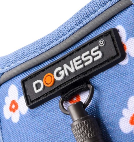 Traksid ja jalutusrihm väikesele koerale, kassile, kutsikale, helelilla karikakardega Calamus Purple (Dogness Little Rascal)