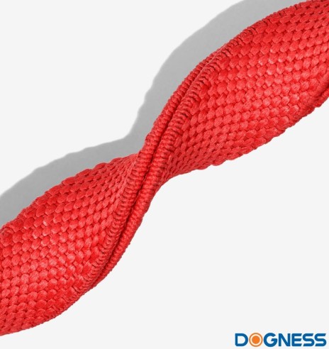 Поводок для собак с амортизатором и светоотражателем, чёрный (Dogness Reflective)