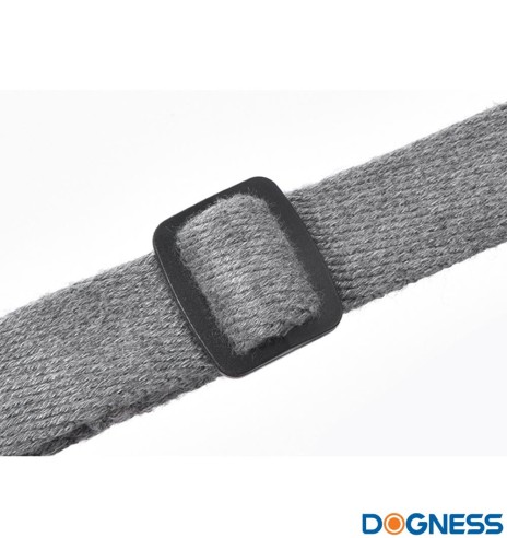 Шлейка для собак, натуральный модал и хлопок, серый (Dogness Modal Cotton)