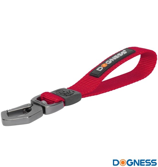 Auto turvarihm koerale, lühike, punane (Dogness)
