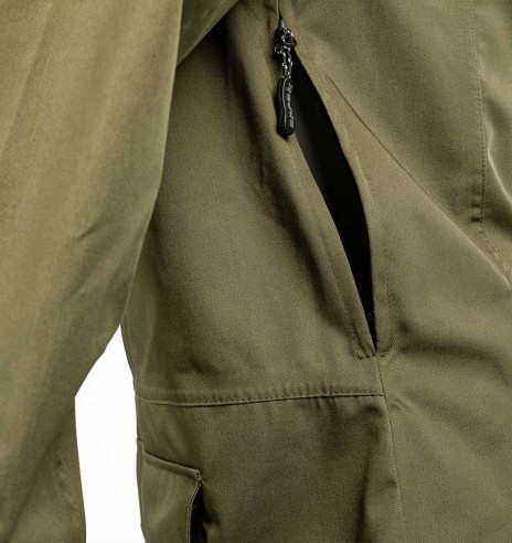 Куртка мужская водонепроницаемая и ветрозащитная, оливково-зеленая Summit (Arrak)