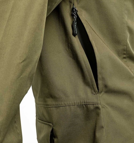 Куртка мужская водонепроницаемая и ветрозащитная, оливково-зеленая Summit (Arrak)