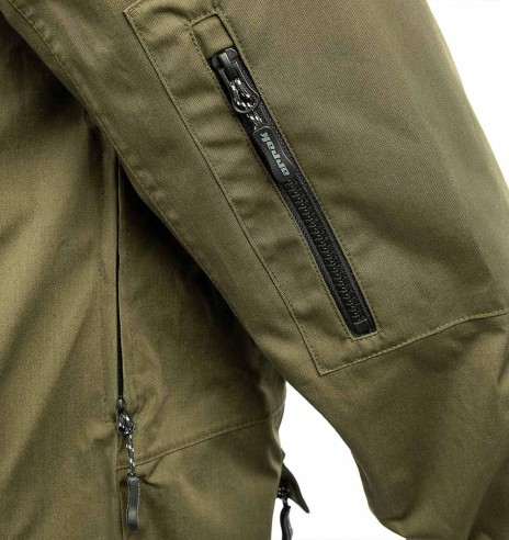 Куртка мужская водонепроницаемая и ветрозащитная, оливково-зеленая Summit (Arrak)