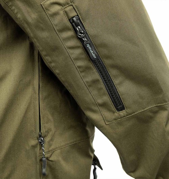 Куртка мужская водонепроницаемая и ветрозащитная, оливково-зеленая Summit (Arrak)