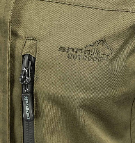 Куртка мужская водонепроницаемая и ветрозащитная, оливково-зеленая Summit (Arrak)