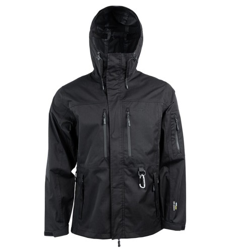 Куртка мужская водонепроницаемая и ветрозащитная, чёрная Summit (Arrak)