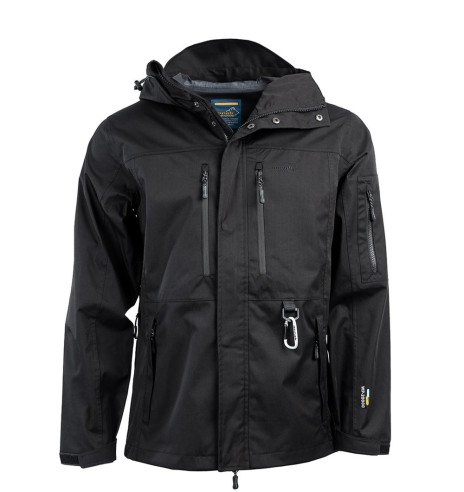 Куртка мужская водонепроницаемая и ветрозащитная, чёрная Summit (Arrak)