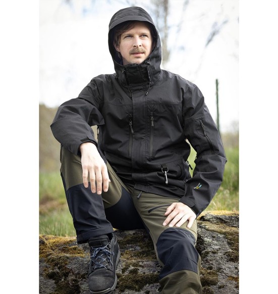 Jope meestele, eriti vee- ja tuulekindel, must Summit (Arrak)