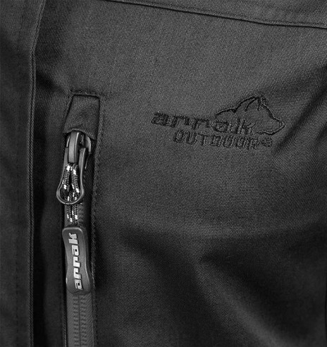 Куртка мужская водонепроницаемая и ветрозащитная, чёрная Summit (Arrak)