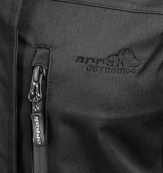 Куртка мужская водонепроницаемая и ветрозащитная, чёрная Summit (Arrak)