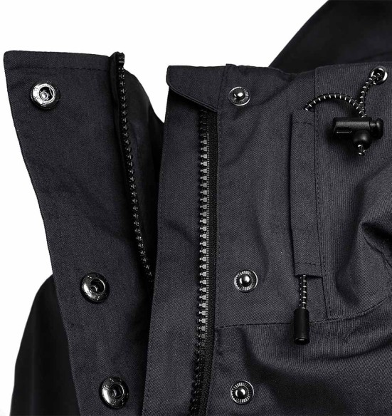 Куртка мужская водонепроницаемая и ветрозащитная, чёрная Summit (Arrak)