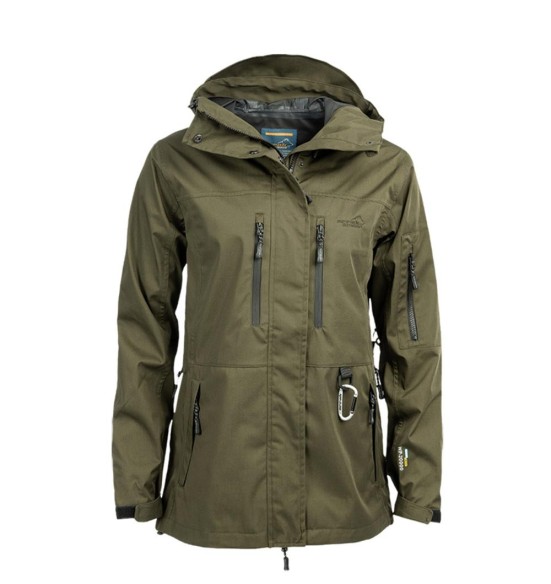 Jope naistele, eriti vee- ja tuulekindel, oliiviroheline Summit (Arrak)
