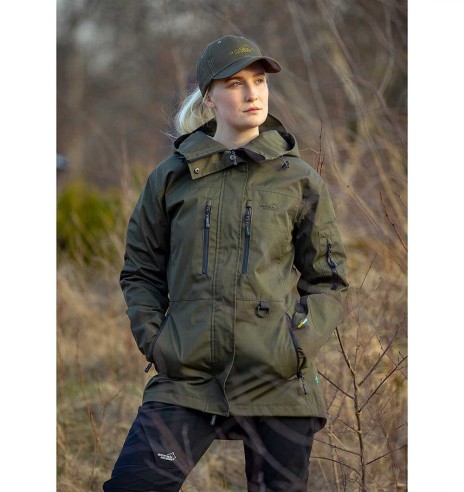 Jope naistele, eriti vee- ja tuulekindel, oliiviroheline Summit (Arrak)