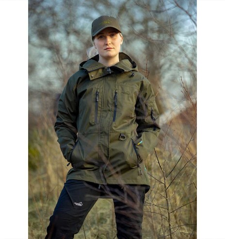 Jope naistele, eriti vee- ja tuulekindel, oliiviroheline Summit (Arrak)