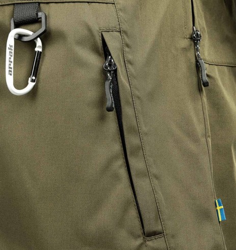 Jope naistele, eriti vee- ja tuulekindel, oliiviroheline Summit (Arrak)