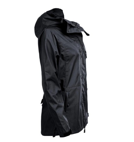 Куртка женская водонепроницаемая и ветрозащитная, чёрная Summit (Arrak)