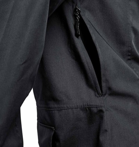 Куртка женская водонепроницаемая и ветрозащитная, чёрная Summit (Arrak)