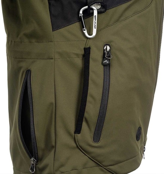 Куртка мужская водонепроницаемая и ветрозащитная, оливково-зеленый Akka Softshell (Arrak)