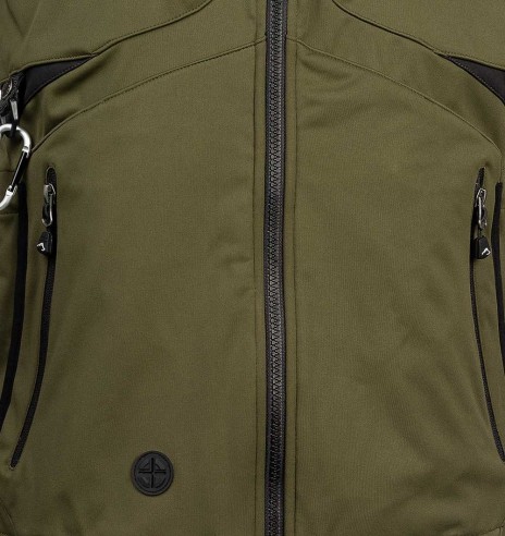 Куртка мужская водонепроницаемая и ветрозащитная, оливково-зеленый Akka Softshell (Arrak)