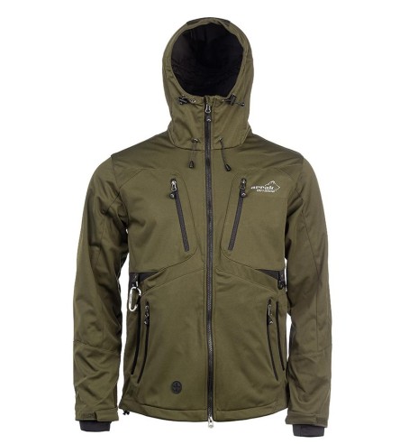 Куртка мужская водонепроницаемая и ветрозащитная, оливково-зеленый Akka Softshell (Arrak)