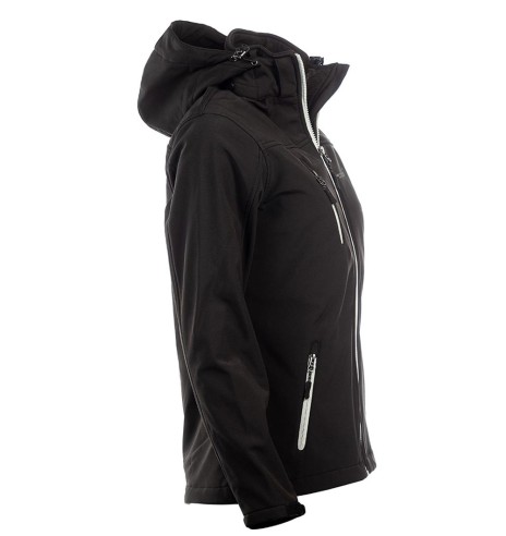 Jope naistele, veekindel ja tuulekindel, must Softshell (Arrak / Pro 99)