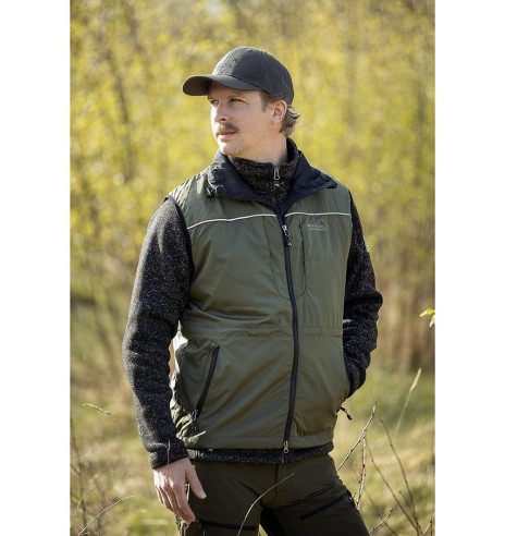 Vest unisex, tuultpidav, oliiviroheline Jumper (Arrak)